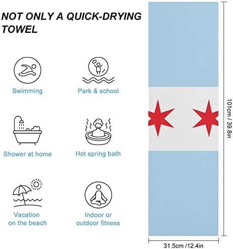 Кърпи хартата Чикаго бързо съхнещи Гъба Силно Абсорбиращи Кърпи За Лице, Кърпи за Ръце за Баня и Спа Хотел