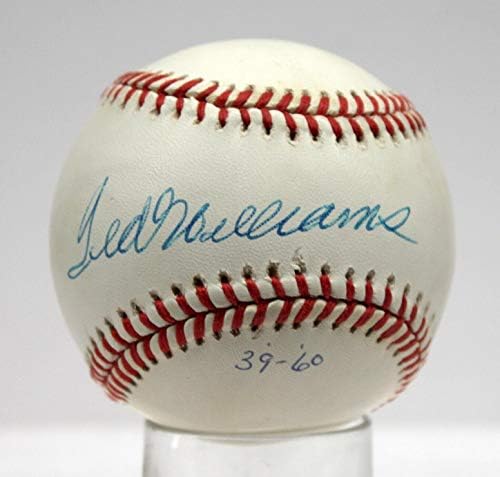Играта на топка с Автограф на Тед Уилямс 39-60 години на Освобождаването на Uda Upper Deck Du24745 - Бейзболни