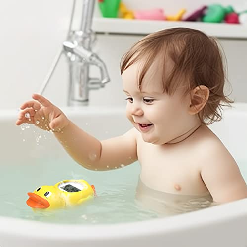 Термометър за детска баня BabyElf Duck - Безопасен Термометър за баня, Плаващ лихвен играчка - Ново Подобрени