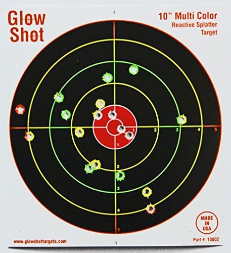 50 Опаковки - 10 на Обектите с реактивни пръски - Светлинен изстрел - Многоцветни Цел за пистолети и пушки