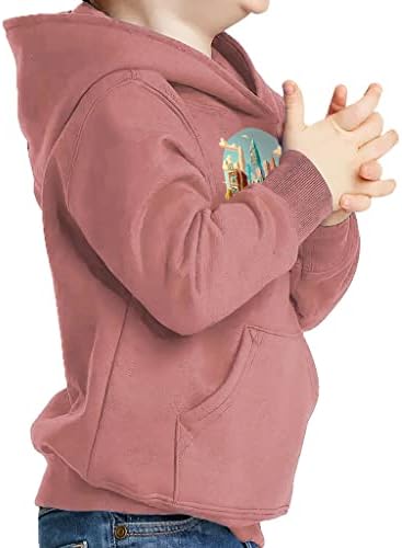 Пуловер с качулка за деца в Филадельфийской теми - Hoody с качулка отвътре Cool Art Sponge - Уникален дизайн Качулки