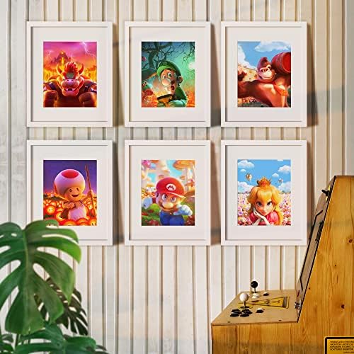 Плакат на филма ДЖУМАНТ Супер Марио - 8x10 - Декор игрална стая - Слот плакати за декор на стаята на момчетата
