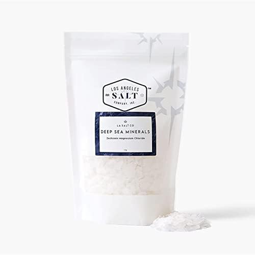 Люспи за вана с магнезий и дълбоко минерали LA SALT CO, вътре Zechstein, Естествена алтернатива на английската сол за къпане