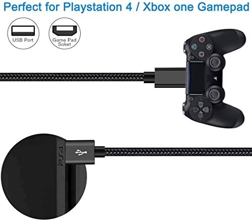 Кабела на Зарядното устройство за контролер SCOVEE PS4, Кабел Зарядно устройство за контролера на Xbox One,
