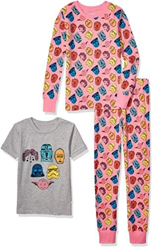Комплекти Памучна пижама Essentials Дисни | Marvel | Star-Wars | Frozen | Принцеса за момичета, Панталони (по-Рано Незабелязано