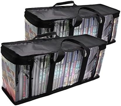 DABLUE DVD Калъф Чанта За Съхранение на CD Притежателите на Седалките за съхранение с Капацитет 60 DVD, BluRay PS4 Видеоигри