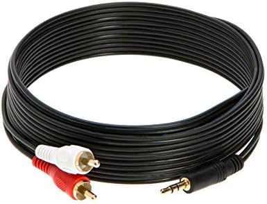 3,5 мм Штекерный аудио-стерео кабел с 2 RCA 6 метра, 10 метра, 12 метра, 15 метра, на 25 ФУТА (25 МЕТРА)