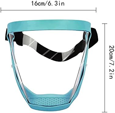 YouWenR Прозрачна Защитна маска за лице за възрастен, Защитни Фарове за Щитове За лице с Висока разделителна способност,