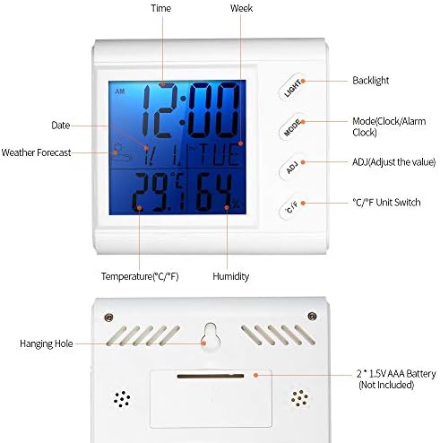 WSSBK LCD Дигитален Термометър-Влагомер за помещения при Стайна Температура, машина за висока точност Термометър