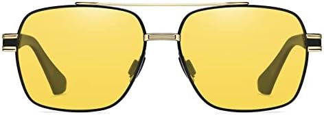 laureles Пълен Четец Поляризирани Очила за Нощно Виждане Мъжки Реколта Квадратни Очила За четене В Метална Рамка