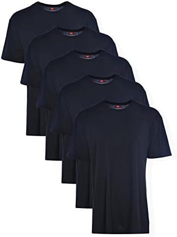 Мъжка риза Hanes Big без етикети ComfortSoft Crew Tall, Различни варианти размер на опаковката (3 опаковки или 5 опаковки)