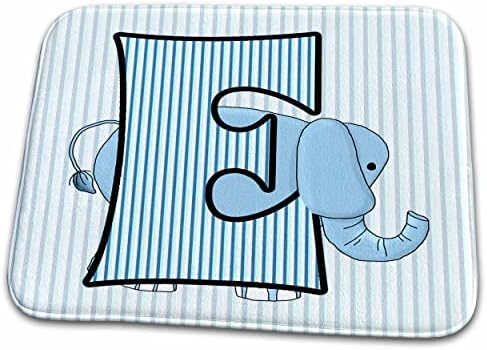 3dRose E - това е слон в синьо за момчета и малышек... - Постелки за баня (rug-62849-1)