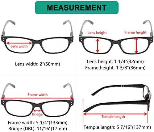 Eyekepper ще Спести 10% на 5 опаковки очила за четене с кутия пролетта вериги за мъже и 5 опаковки класически