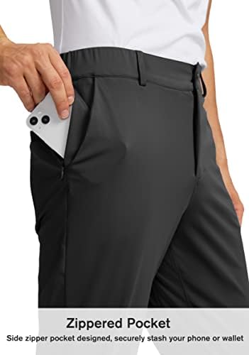 Мъжки Панталони за голф Soothfeel с 5 Джоба, плътно Прилепнали Спортни Панталони-Участък, Ежедневни Пътни Рокли, Работни