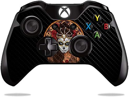 Обвивка от въглеродни влакна MightySkins контролера на Microsoft Xbox One или S - Dia De Muertos | Защитно, Трайно текстурированное