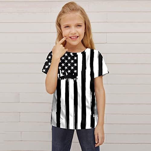 Тениска с принтом Хартата на САЩ, Тениски за деца, 4 юли, Тениски с 3D графичен принтом За момчета И Момичета, на Новост,