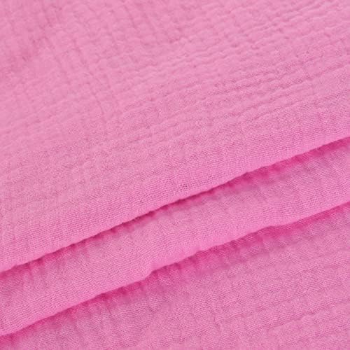 Annhoo Ярко-Розови Блузи с дълъг ръкав за жени, Есен-Лято, Деколте лодка, Ликра, спално Бельо, Безплатно, Намаляване, Обикновена
