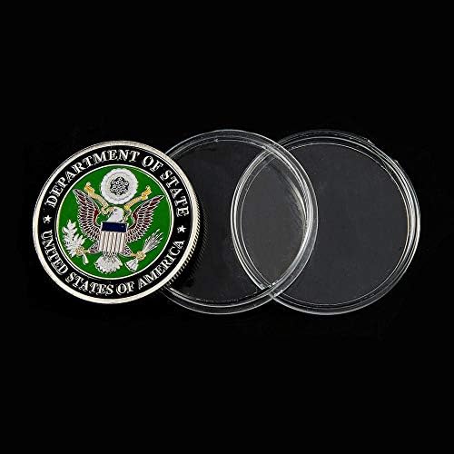 Американска Монета Повикване Реплика Възпоменателни Монети Череп Зелена Шапка На Цветни Серия Liberty National Eagle