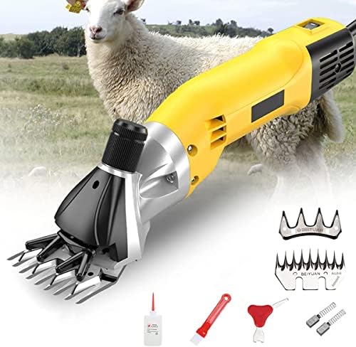 6-Ступенчатые Електрически Ножици за стригане на овце ZAPION, Ръчни Професионални Ножици за Стригане на Овце, Мини Машинки за