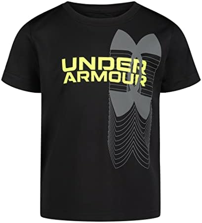 Класическа тениска с основен логото на Under Armour за момчета, принтом Wordmark и бейсбольным модел, през