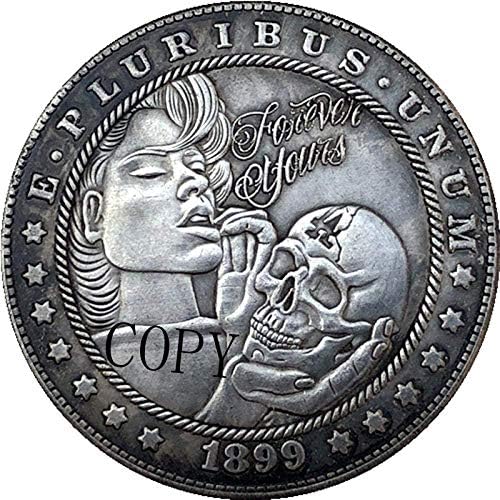 Скитник Никел 1899-Те Години САЩ Морган Долар Монета Копие от Тип 214 за Домашен интериор на Офис