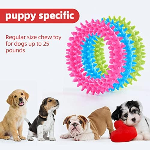 Наздраве, 3 опаковки Дъвчащи играчки за никнене на млечни зъби при малките кученца за облекчаване на сърбеж