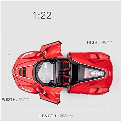Мащабна модел на превозното средство за Ferrari Convertible Roadster, Хвърли под натиска на Модели автомобили от сплав,