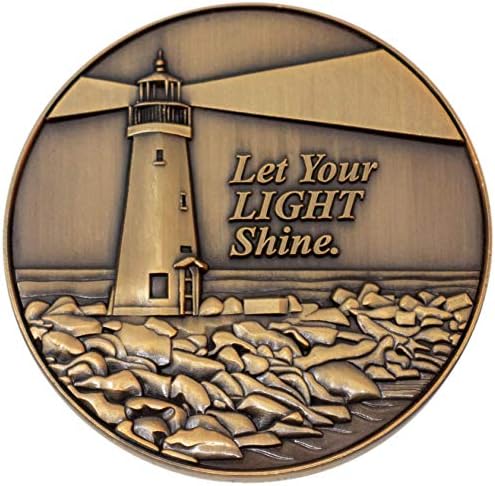 Нека вашата Светлина свети в насипно Състояние опаковки от 3 монети Christian Challenge, Джобен знак за подкрепа, изложения