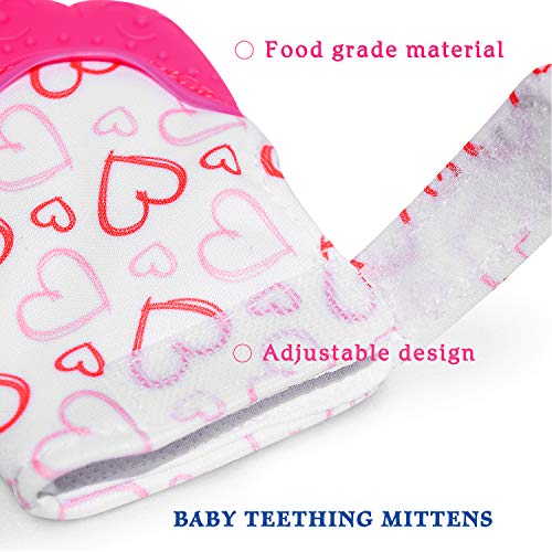 Варежка за никнене на млечни зъби NEPAK, 2 бр.-Детски ръкавици, Стимулиращи Играчки-Прорезыватели за момчета и Момичета-Ръкавица