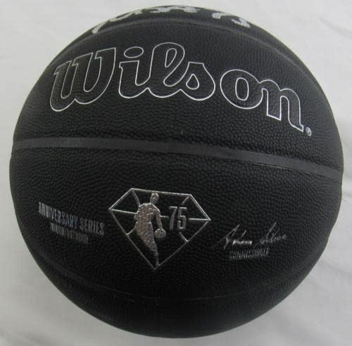 Кевин Гарнет подписа Автограф Уилсону на 75 м баскетбольном мача в НБА с/Insc PSA/DNA 1 - Баскетболни топки с автографи