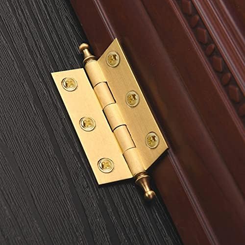 n/a Декоративни Панти за вратите на гардероба от мат месинг Златен цвят (размер: 50 мм)