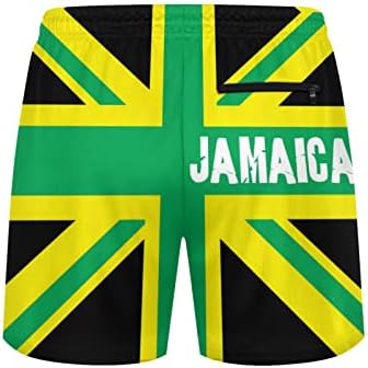 БУГХД Ямайка Ямайски Флаг на Кралство Мъжки Летни Плажни Шорти, Спортни топене