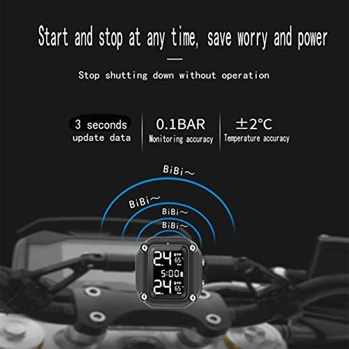 HUIOP Система за Контрол на налягането в гумите, Мотоциклетът Безжична Система за Контрол на Налягането в