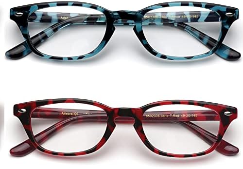 Ailebre, 2 Малки Изискани Очила За Четене За Жени, Прекрасни Цветове, Дизайнерски Рамки За Очила, Коригиращи Очила