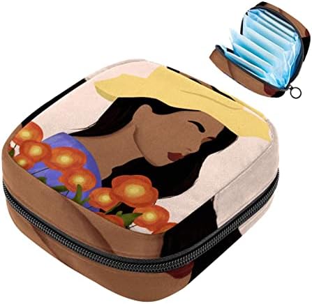 ORYUEKAN Чанта за съхранение на хигиенни Кърпички, Чанта за Менструална Чаши, Преносими Чанти за съхранение на Подложки