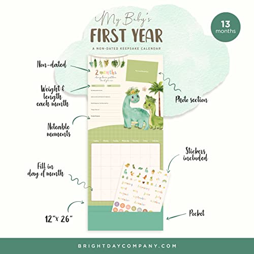 Календар на първата година от живота на детето от Bright Day - Проследяване на първата година от живота - Албум за записи