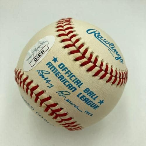 Славен Тед Уилямс подписа Официално споразумение на Американската лига бейзбол JSA COA - Бейзболни топки с Автографи