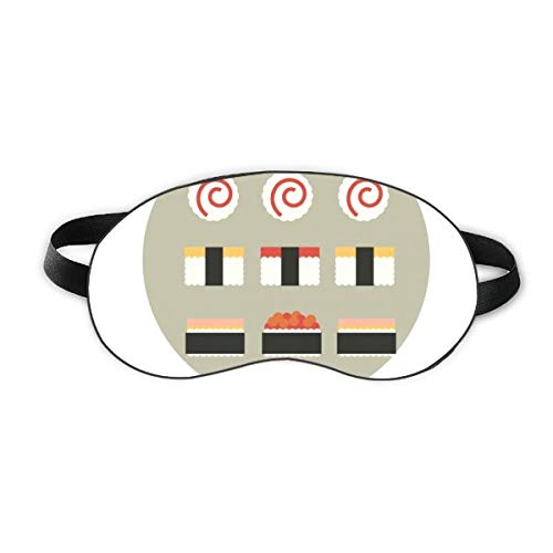 Традиционни Японски Местни Различни Суши Sleep Eye Shield Мека Нощна Превръзка На Очите Със Сенчести покритие