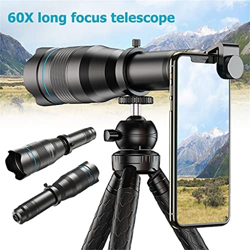 SLNFXC 60X Обектива на камерата на телефона е с Супертелеобъективным Увеличение, Монокуляр-Телескоп за Плажни Пътуване,