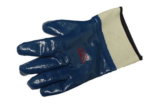 Ръкавица Liberty 9460SP с гъста нитриловым покритие и пластмасови защитни белезници 2-1 / 2 инча, химически устойчиви, X-Large,