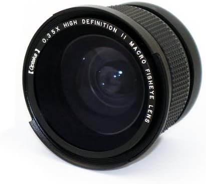 Opteka.35x HD2 Супер Широкоъгълен Панорамна Макро-обектив Рибешко око за Цифров фотоапарат Fuji FinePix S9500