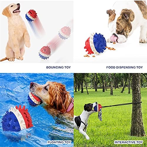 Играчки с Пищащим топка за кучета GOLDROCK, Играчки за никнене на млечни зъби при Кученца, на Малки, Средни и Големи
