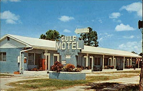 Мотел Северен Залив на Неапол, Флорида, Флорида Оригиналната Реколта Картичка 1962 г.