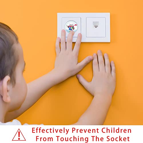 Капачки за контакти LAIYUHUA За защита от деца (на 12 и 24 опаковки), Стабилна защита, за електрически щепсел | Пластмасови