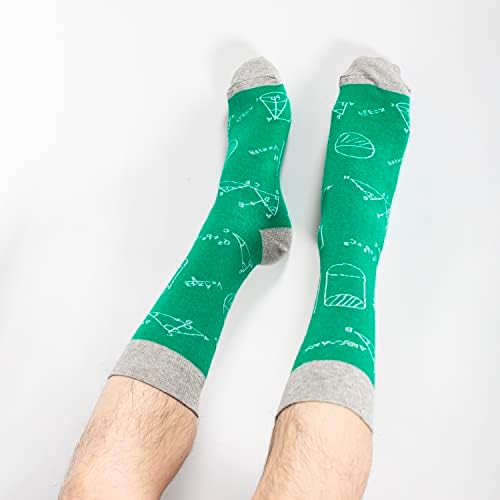 Мъжки Чорапи с Весел Рокля, Новост, Цветни, В стил Фънки, Необичайни, Със Забавен Дизайн, Ежедневни Чорапи Луд