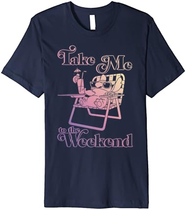 Тениска премиум-клас Дисни Lilo & Stitch Take Me To The Weekend