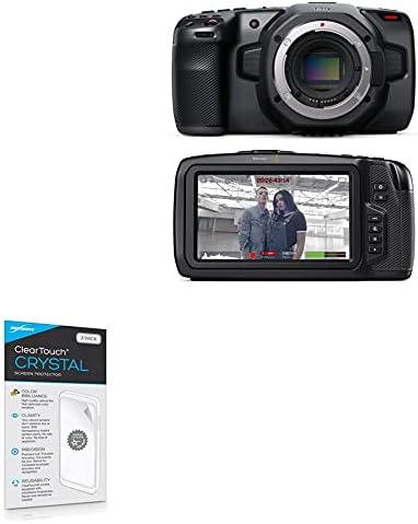 Защитно фолио за екрана Blackmagic Pocket Cinema Camera 6K (Защитно фолио за екрана от BoxWave) - ClearTouch Crystal