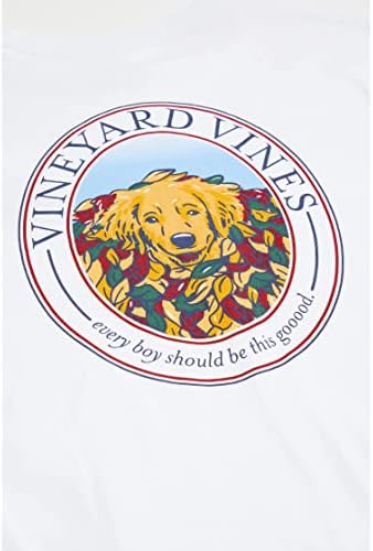 Тениска за момче vineyard вина с дълъг ръкав и дрямка на листата за кучета (За деца / Малки деца / Големите деца),