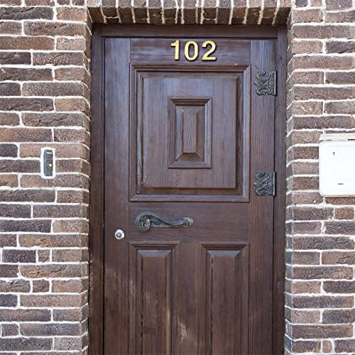 Hotop 20 бр. стаи на пощенски кутии за къща Отвън 0-9 Стаи врати, стаи стаи, Врата знаци, Самозалепващи етикети