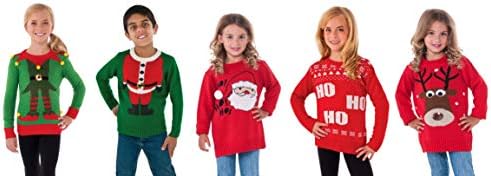 Костюм Руби Хо-Хо-Хо, Грозна Коледен Пуловер, Одноцветный, Голям размер